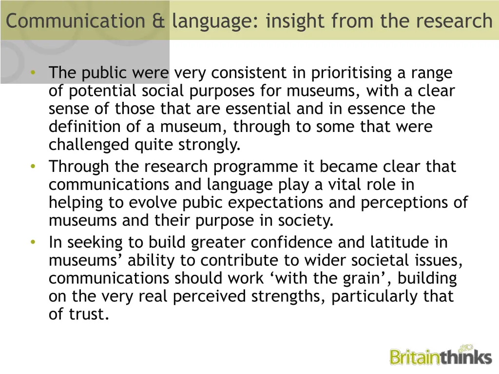 communication language insight from the research