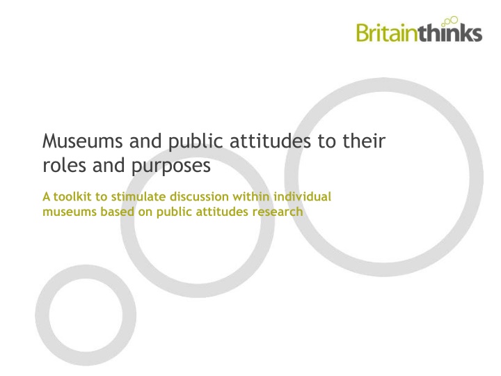 museums and public attitudes to their roles