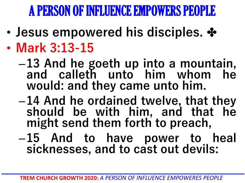 a person of influence empowers people a person 1