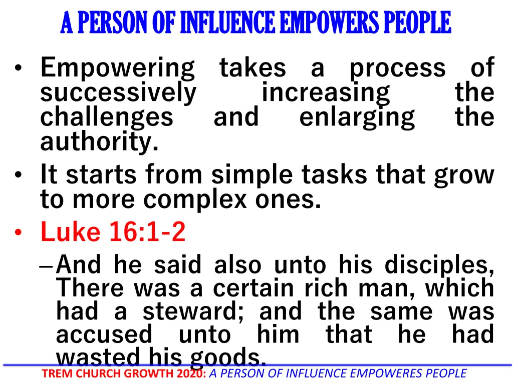 a person of influence empowers people a person 2