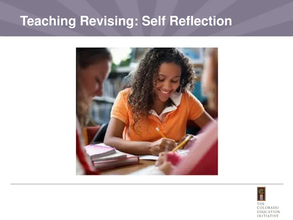 teaching revising self reflection