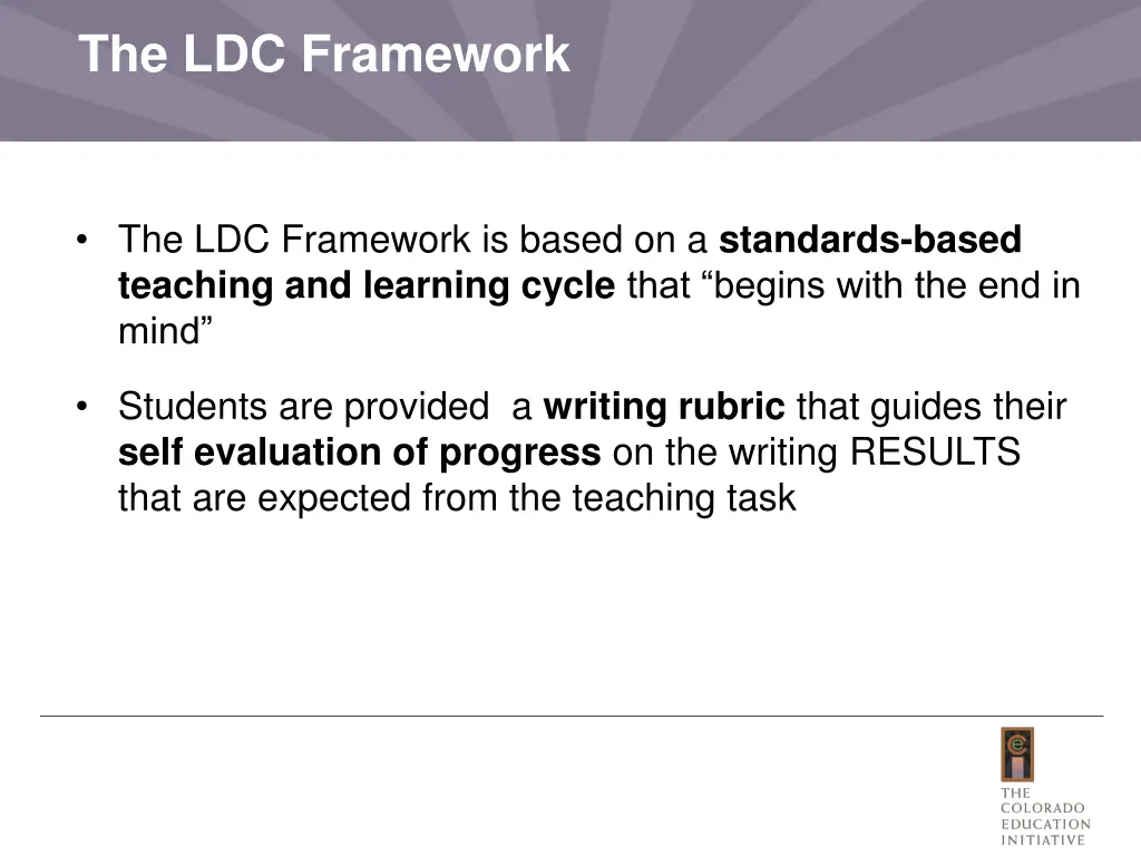 the ldc framework