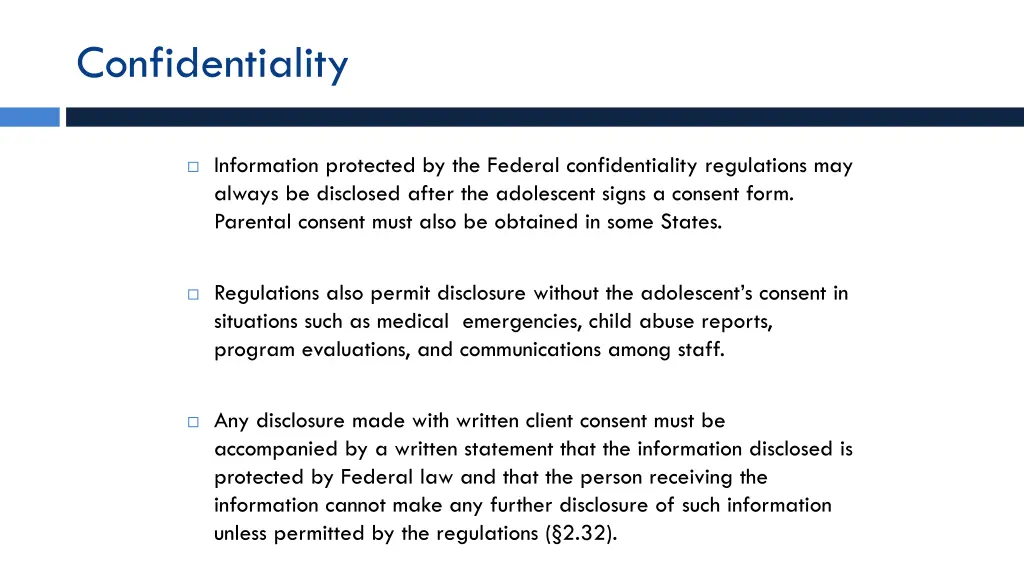 confidentiality