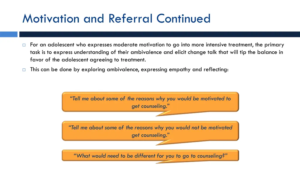 motivation and referral continued 2