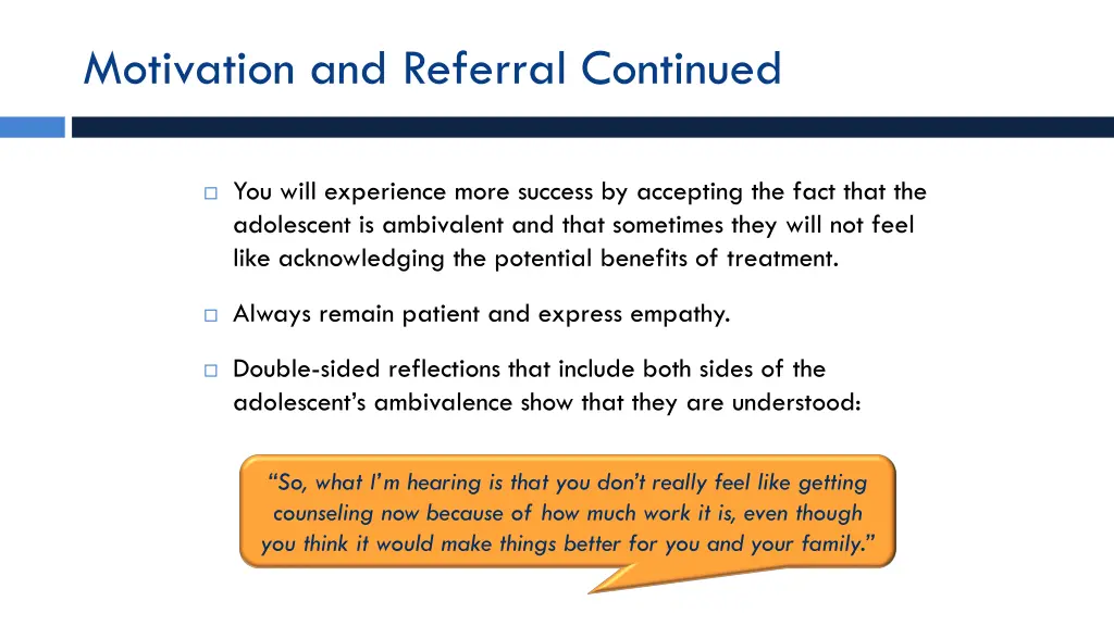 motivation and referral continued 4