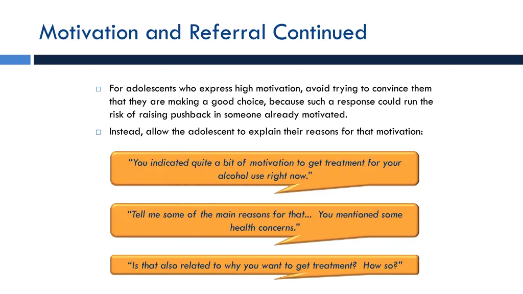 motivation and referral continued 6