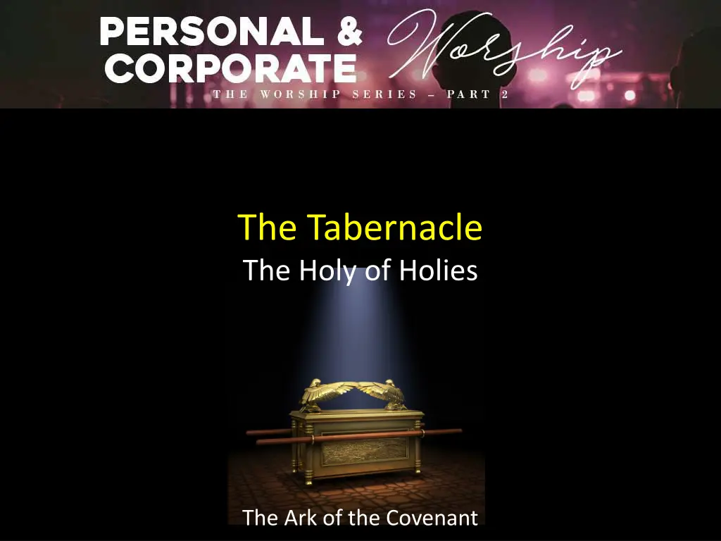 the tabernacle the holy of holies