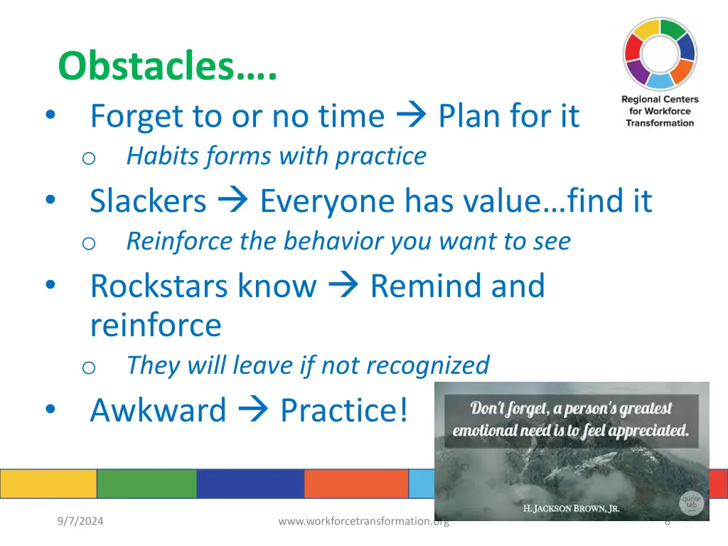 obstacles forget to or no time plan