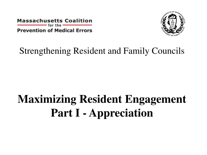 strengthening resident and family councils