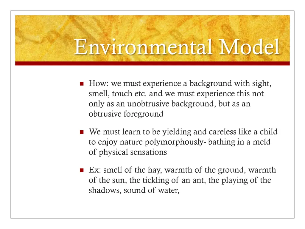 environmental model 1