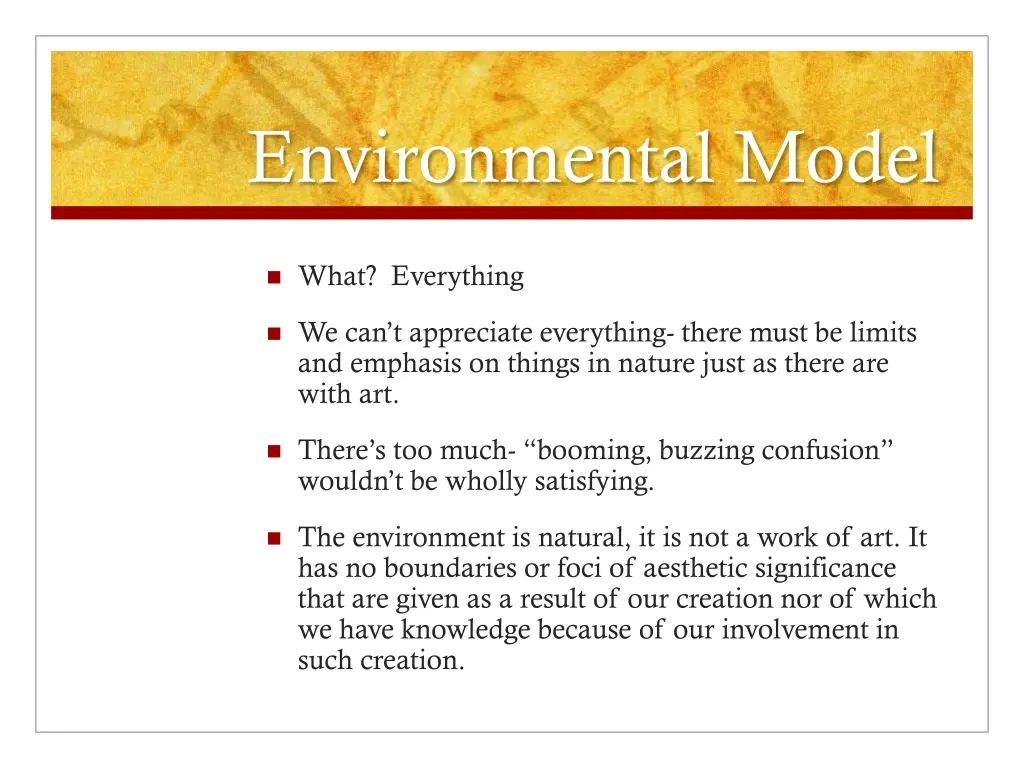 environmental model 2