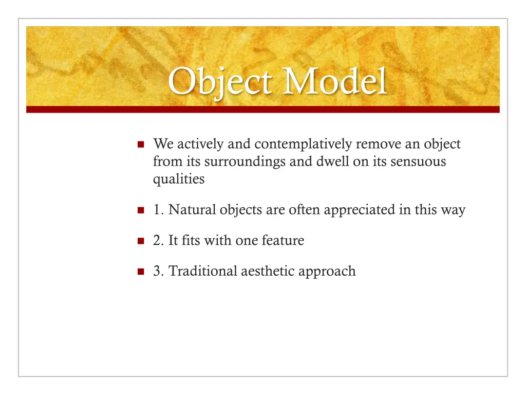 object model