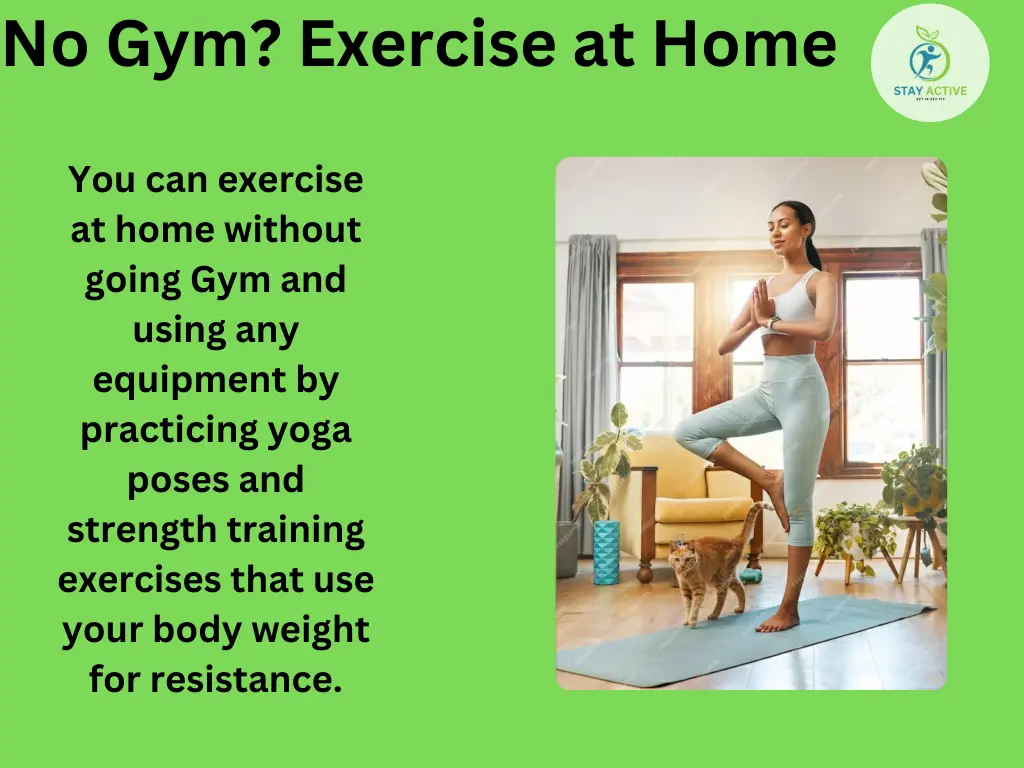 no gym exercise at home