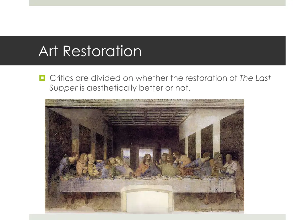 art restoration