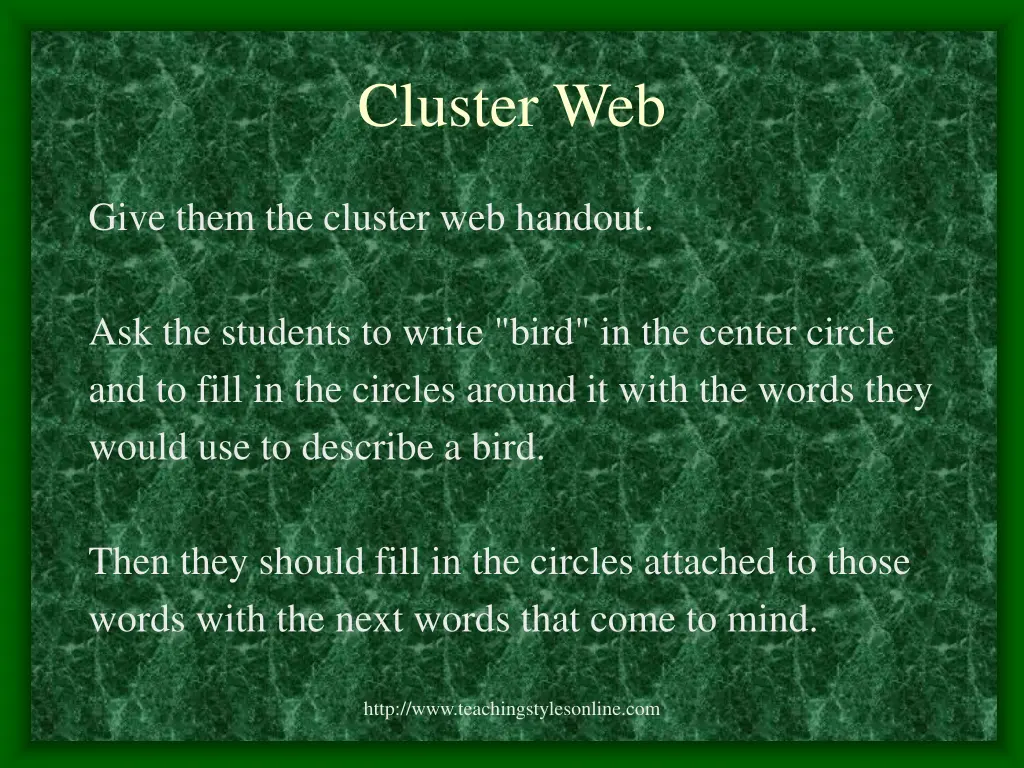 cluster web