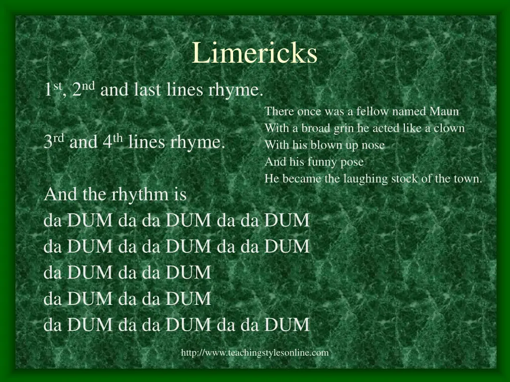 limericks 1