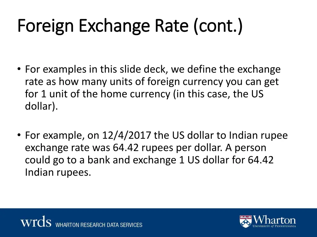 foreign exchange rate cont foreign exchange rate