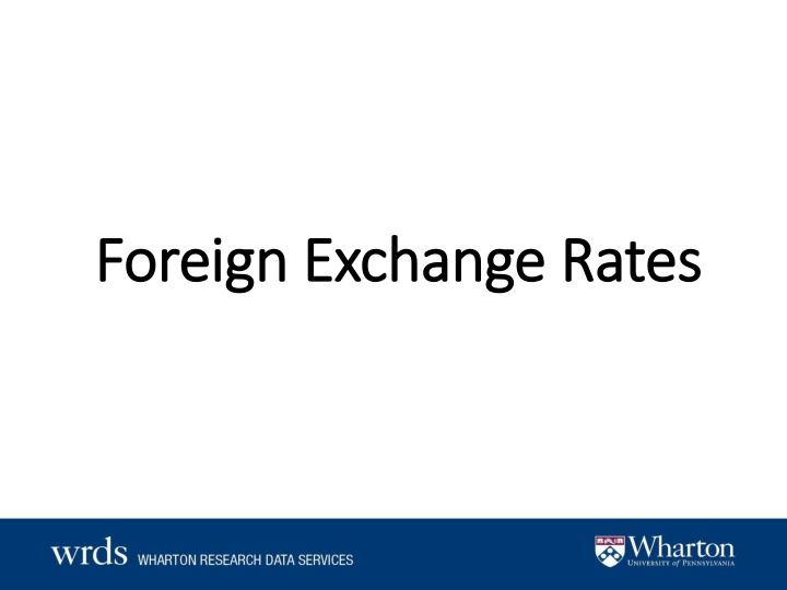 foreign exchange rates foreign exchange rates