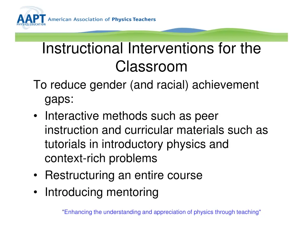 instructional interventions for the classroom