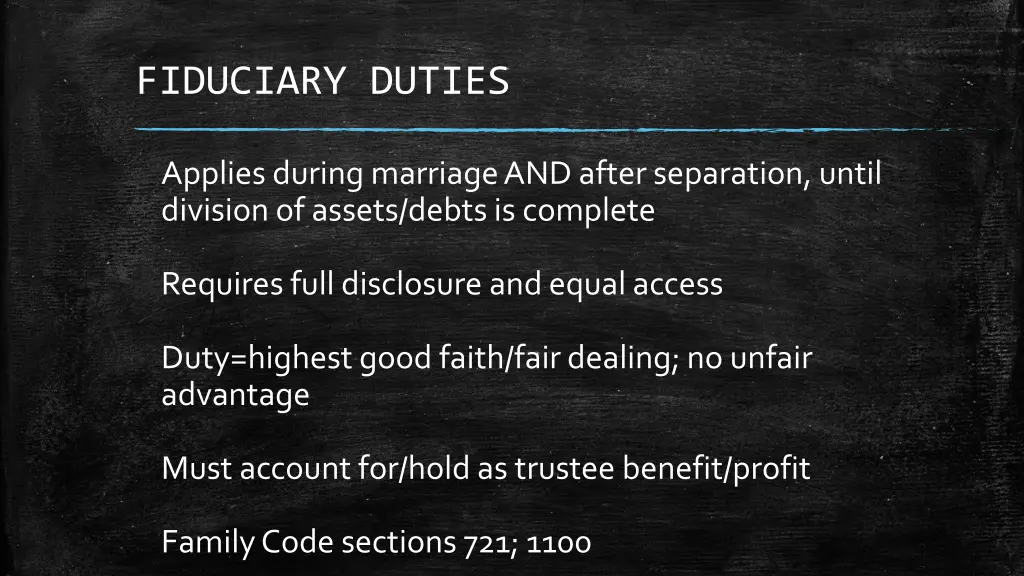 fiduciary duties