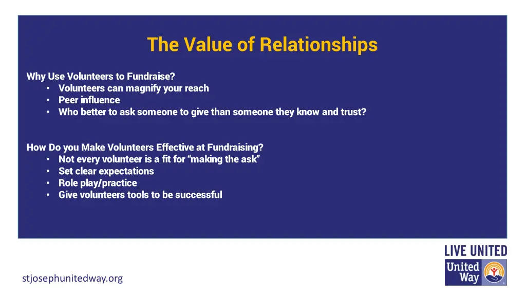 the value of relationships