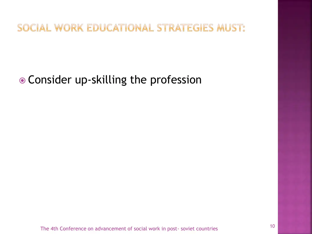 social work educational strategies must 3