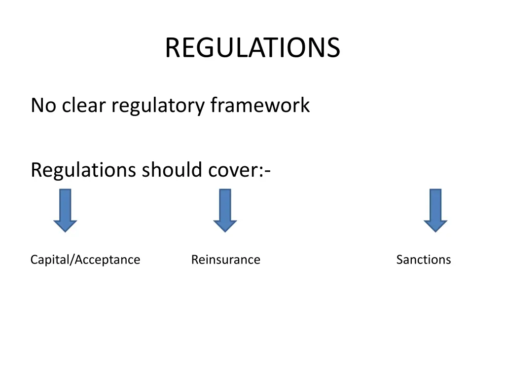 regulations