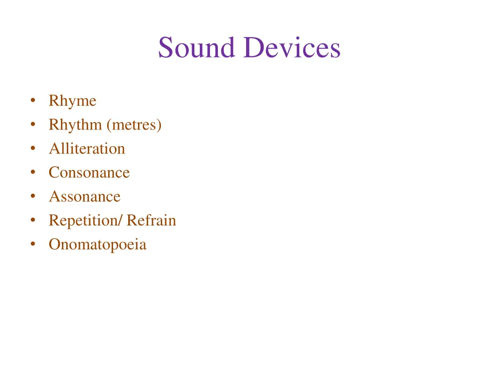 sound devices