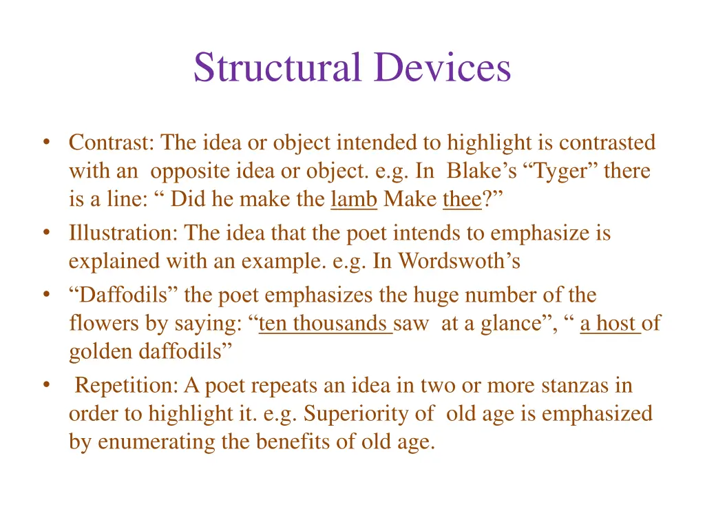 structural devices