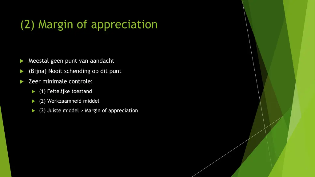 2 margin of appreciation