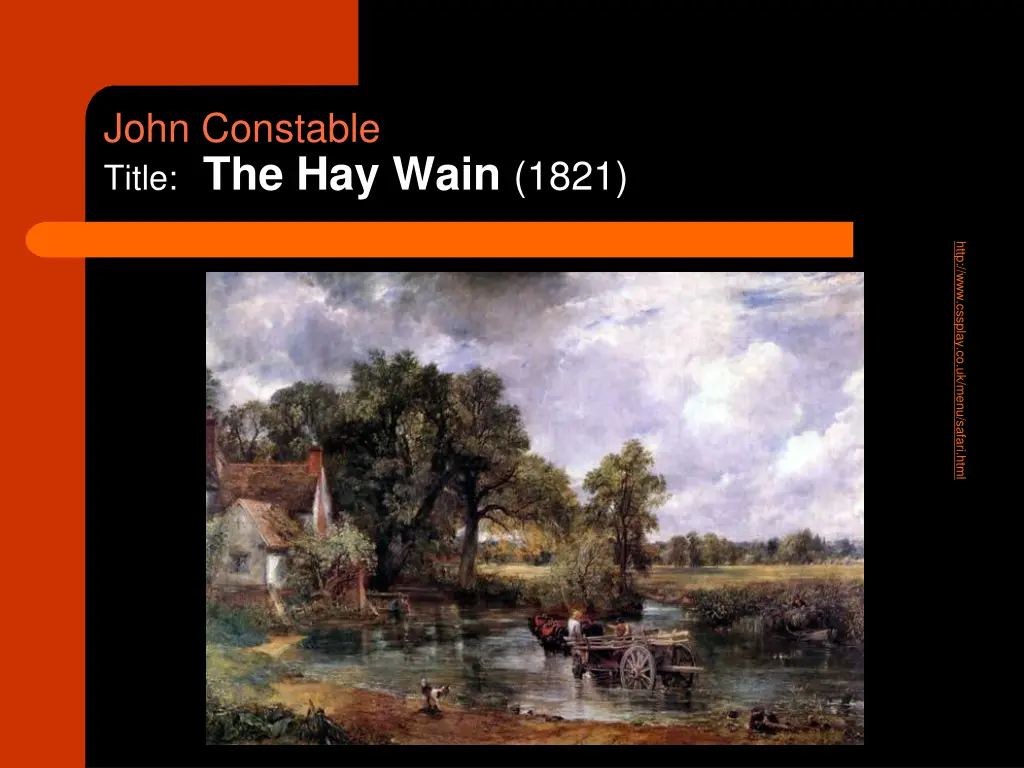 john constable title the hay wain 1821