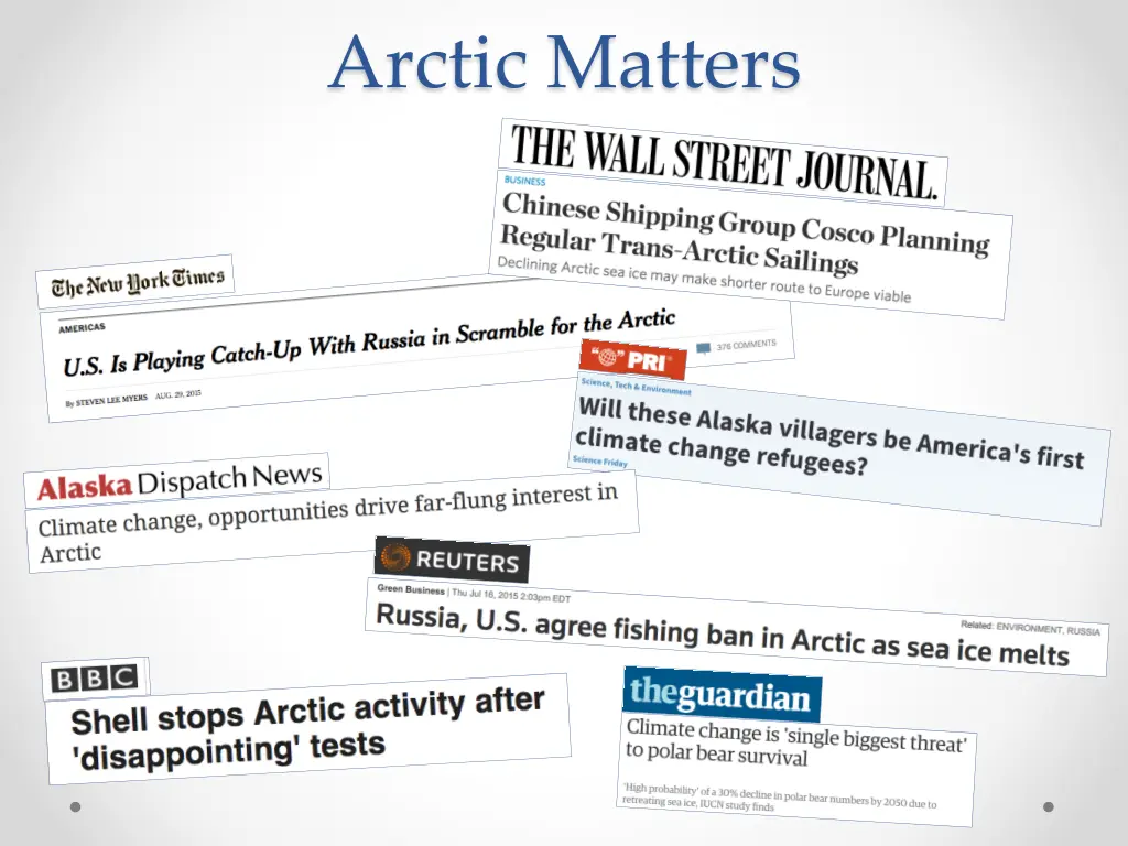 arctic matters