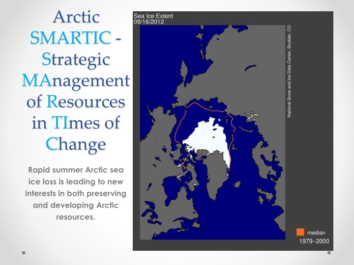 arctic smartic strategic management of resources