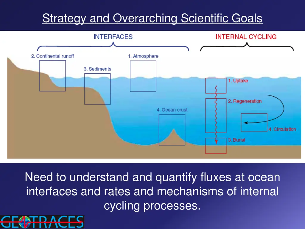 strategy and overarching scientific goals