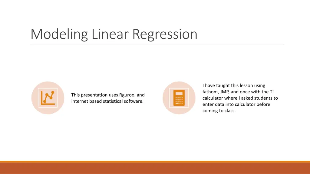 modeling linear regression