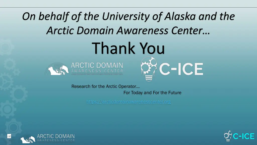 on behalf of the university of alaska