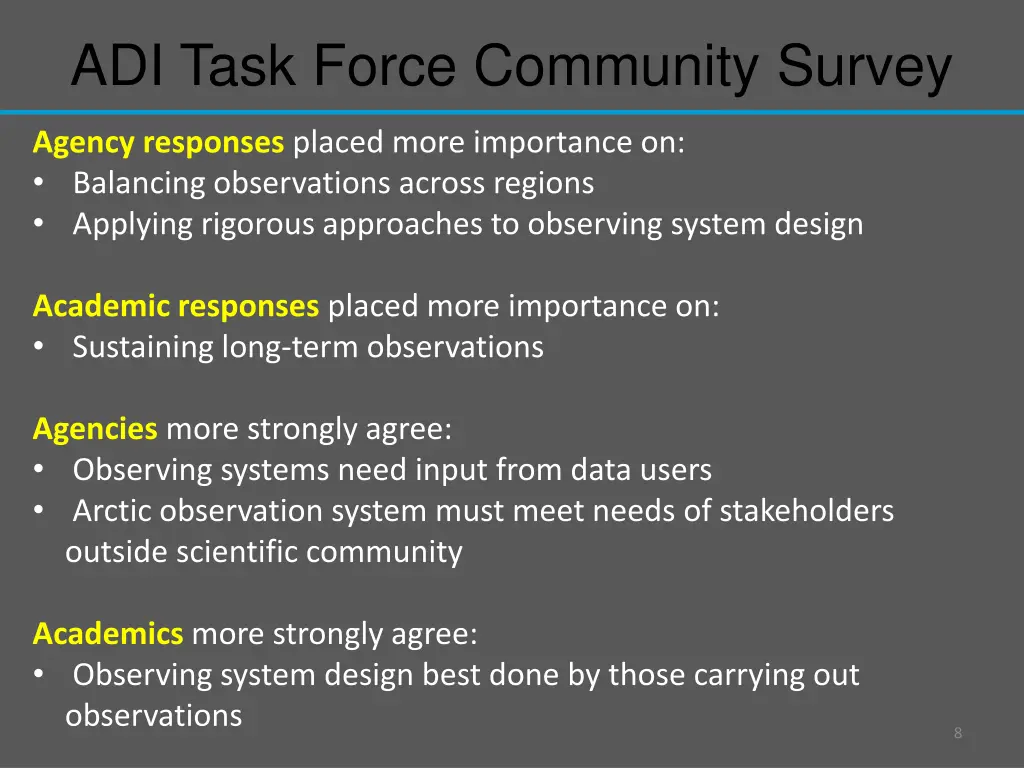 adi task force community survey