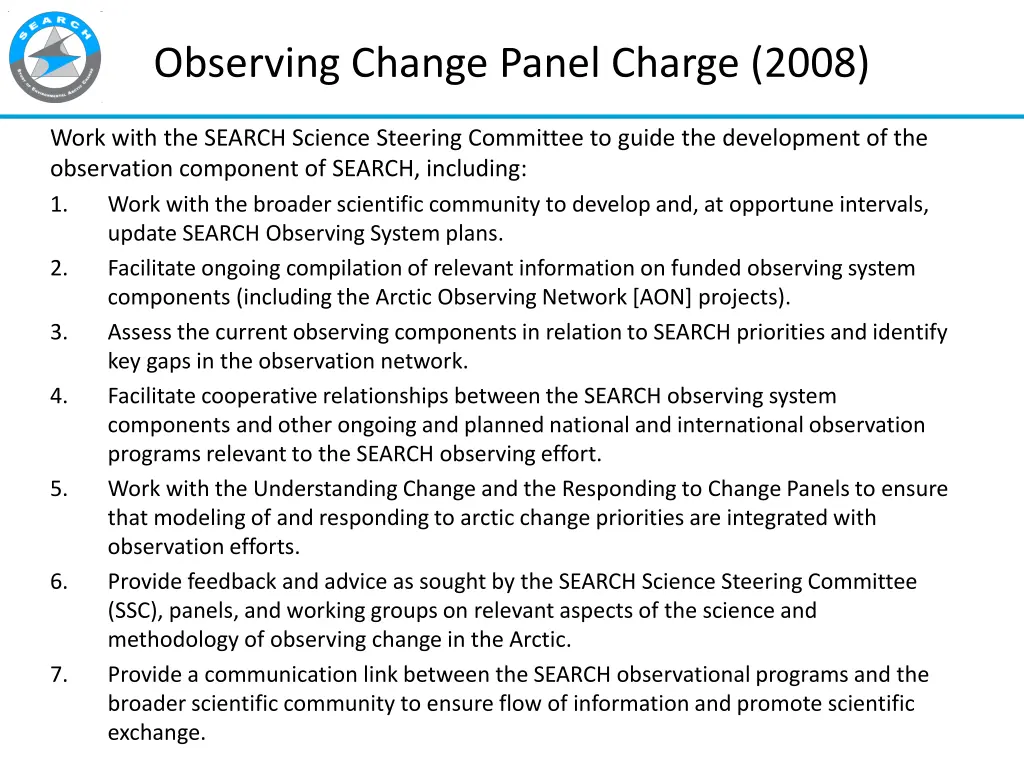 observing change panel charge 2008