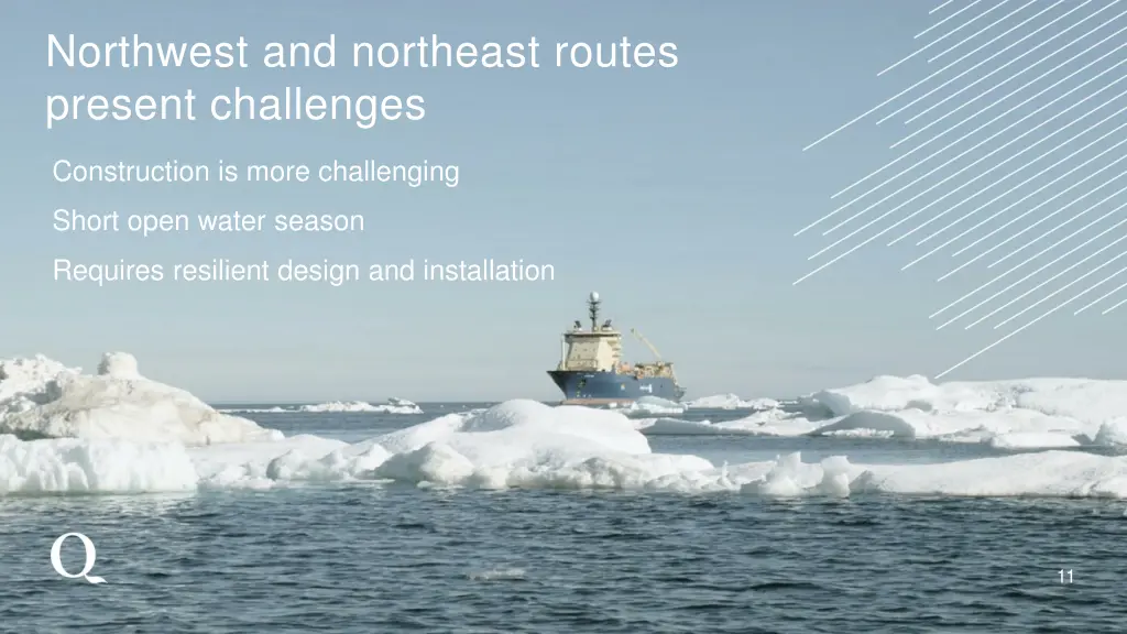 northwest and northeast routes present challenges