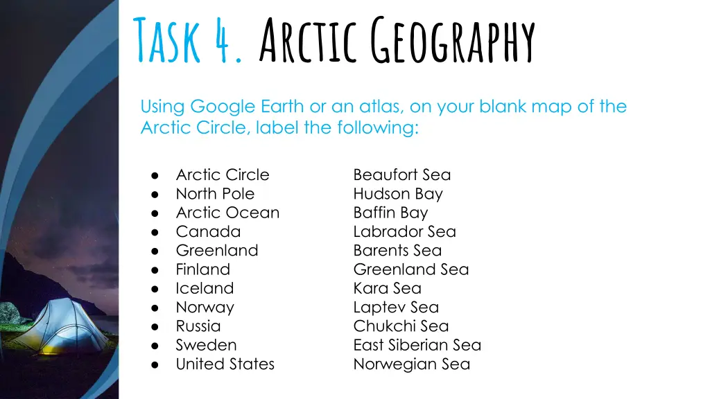 task 4 arctic geography