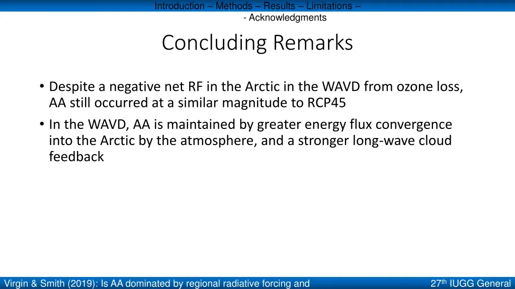 introduction methods results limitations 17