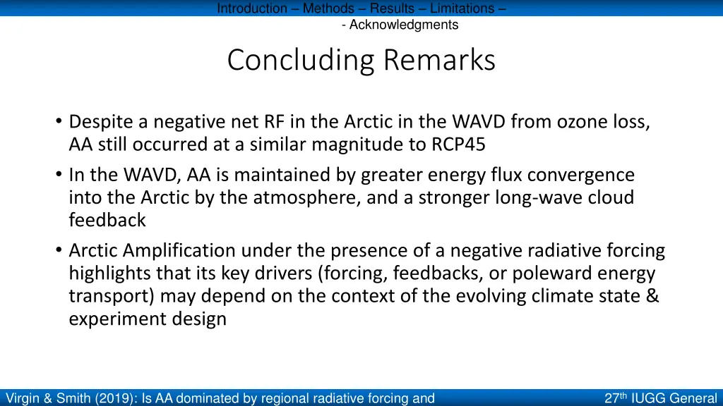 introduction methods results limitations 18