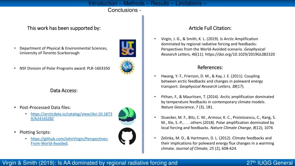 introduction methods results limitations 20