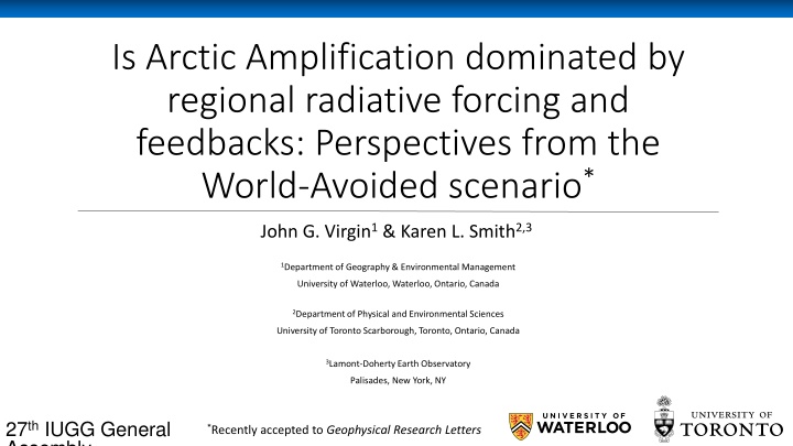 is arctic amplification dominated by regional