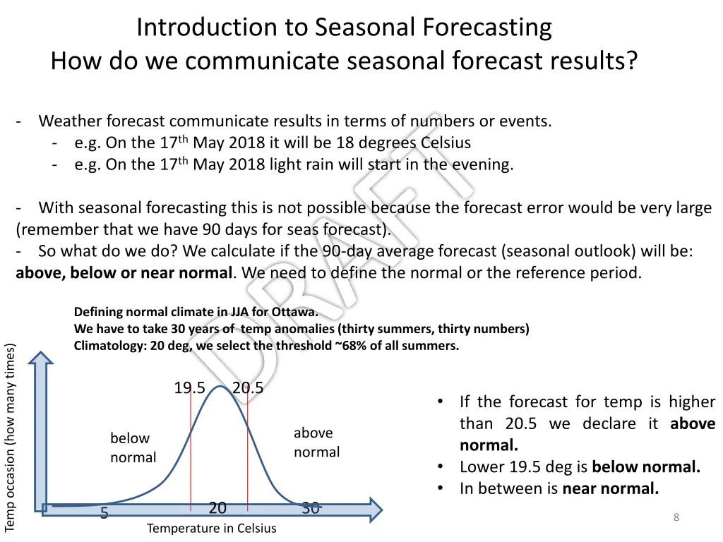 introduction to seasonal forecasting 1