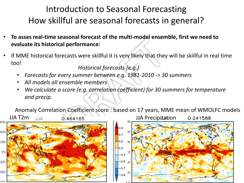 introduction to seasonal forecasting how skillful