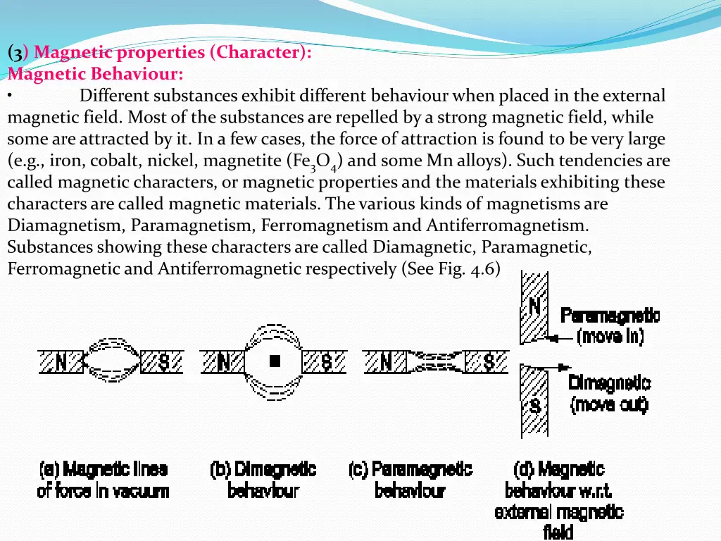 3 magnetic properties character magnetic