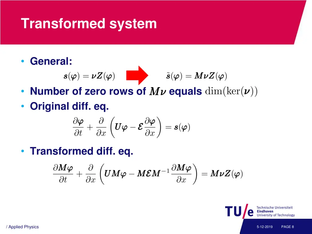 transformed system