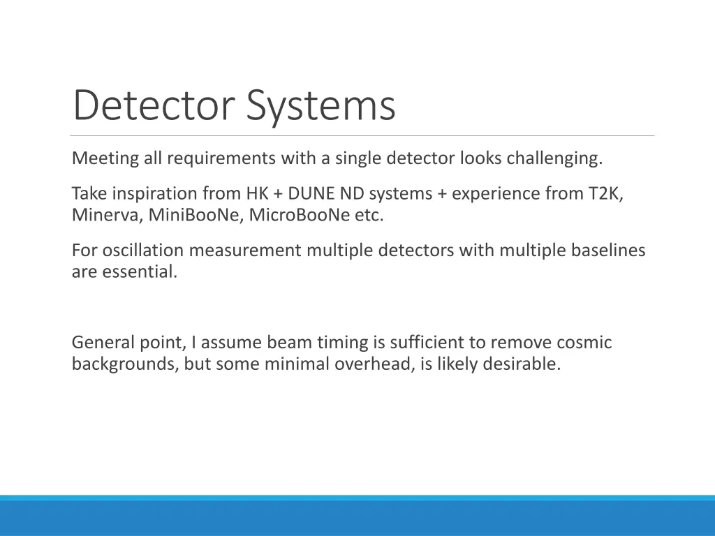 detector systems