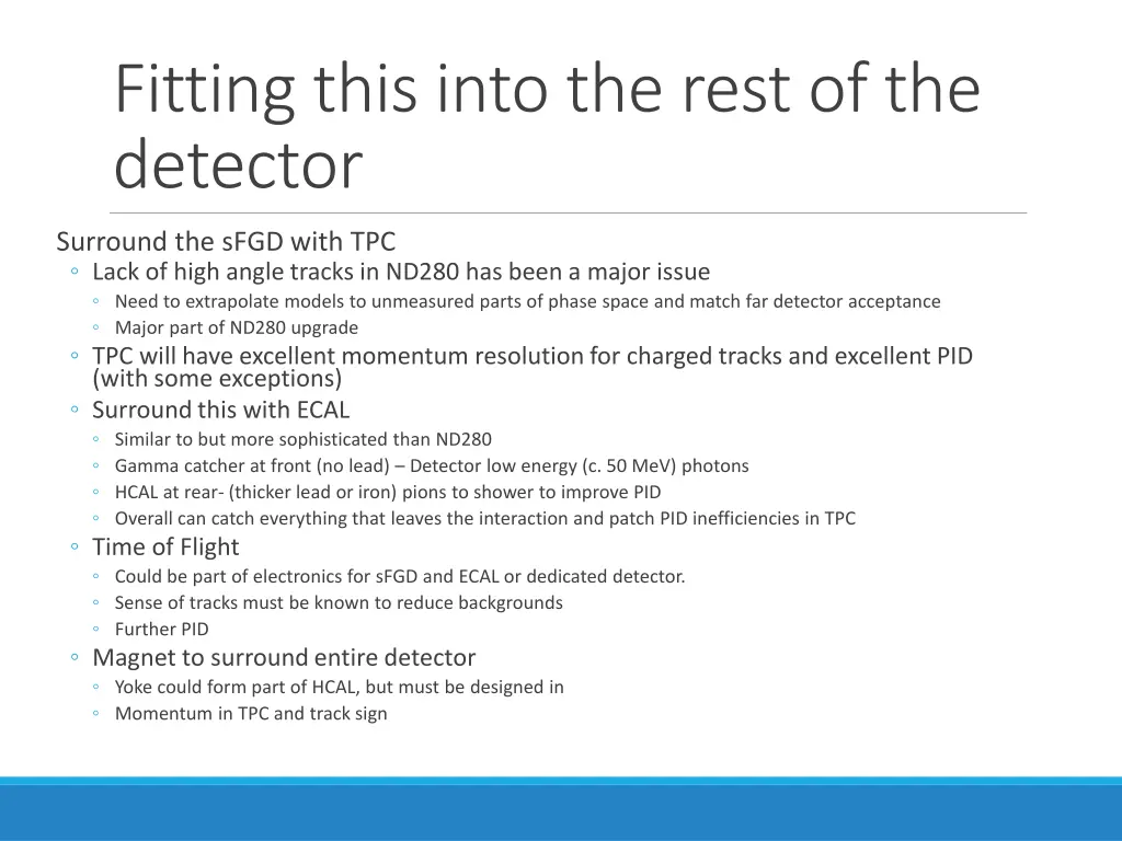 fitting this into the rest of the detector